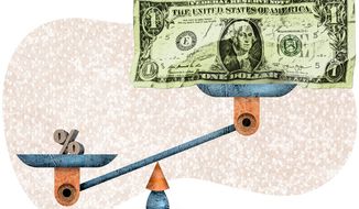 Low Interest, Big Money Illustration by Greg Groesch/The Washington Times