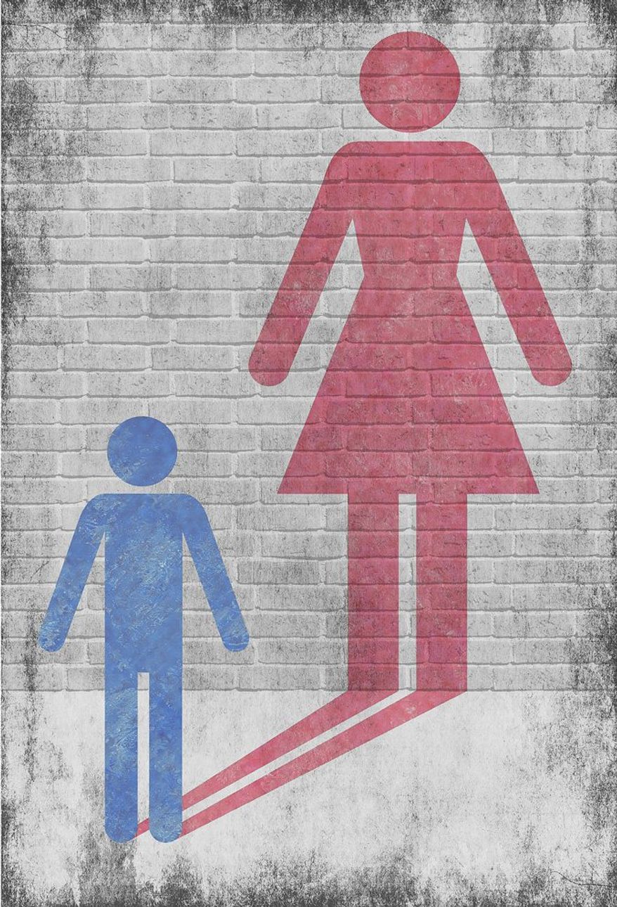 Gender Confusion Illustration by Greg Groesch/The Washington Times