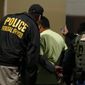 U.S. Immigration and Customs Enforcement in 2019 flagged more than 11,000 illegal immigrants in Los Angeles County Sheriff&#39;s Office custody. They accounted for 180 homicide charges, 750 sex crimes and 1,400 weapons offenses. (Associated Press/File)