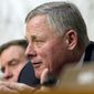 In this Jan. 29, 2019, photo, Senate Intelligence Committee Chairman Richard Burr, R-N.C., speaks during a Senate Intelligence Committee hearing on Capitol Hill in Washington. (AP Photo/Jose Luis Magana) **FILE**