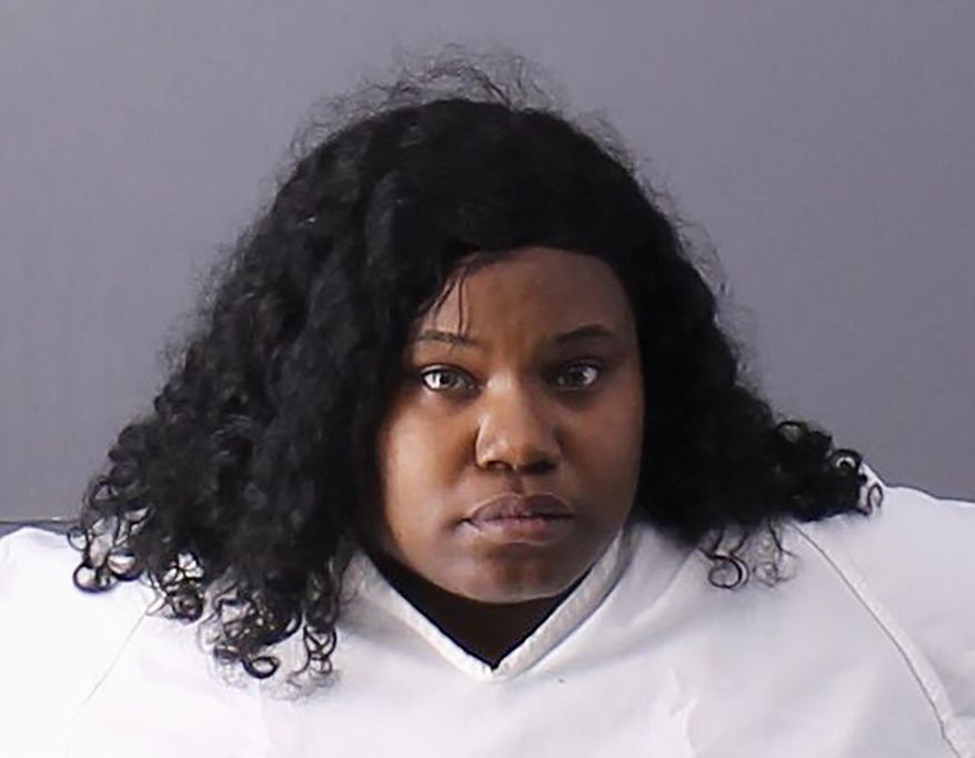 This undated photo provided by the Birmingham Police Department shows Derrick Irisha Brown. Police say 3-year-old Kamille McKinney was playing outside at a birthday party Saturday, Oct. 12, 2019, when she was abducted by someone in a dark SUV. Investigators say they’ve since located the vehicle and arrested on Sunday two people, Patrick Devone Stallworth, 39, of Birmingham, Ala., and Brown, 29, also of Birmingham, on unrelated charges to the kidnapping of the little girl everyone calls Cupcake. (Birmingham Police Department via AP)