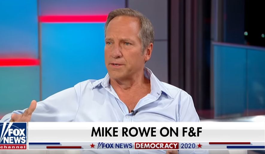 Author and television personality Mike Rowe of &quot;Dirty Jobs&quot; fame sits down for a &quot;Fox &amp; Friends&quot; interview to promote his new book titled &quot;The Way I Heard It,&quot; Oct. 16, 2019. (Image: &quot;Fox &amp; Friends&quot; screenshot)