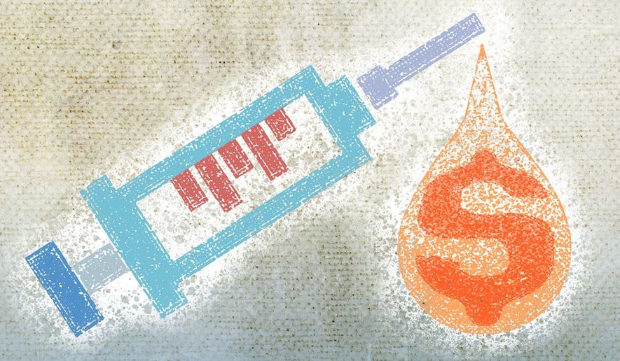 Insulin Crisis Illustration by Greg Groesch/The Washington Times