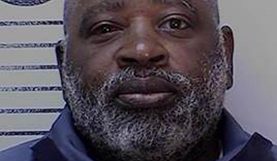 In this Aug. 3, 2018, photo, released by the California Department of Corrections and Rehabilitation, is Anthony McKnight. California officials say a San Francisco Bay Area serial killer has died of unknown causes on California's death row. Corrections officials said Friday, Oct. 18, 2019, that condemned inmate Anthony McKnight was found unresponsive in his San Quentin State Prison cell Thursday night and pronounced dead shortly thereafter. The cause is awaiting an autopsy, but corrections spokeswoman Terry Thornton says there is no reason to suspect foul play. (California Department of Corrections and Rehabilitation via AP)