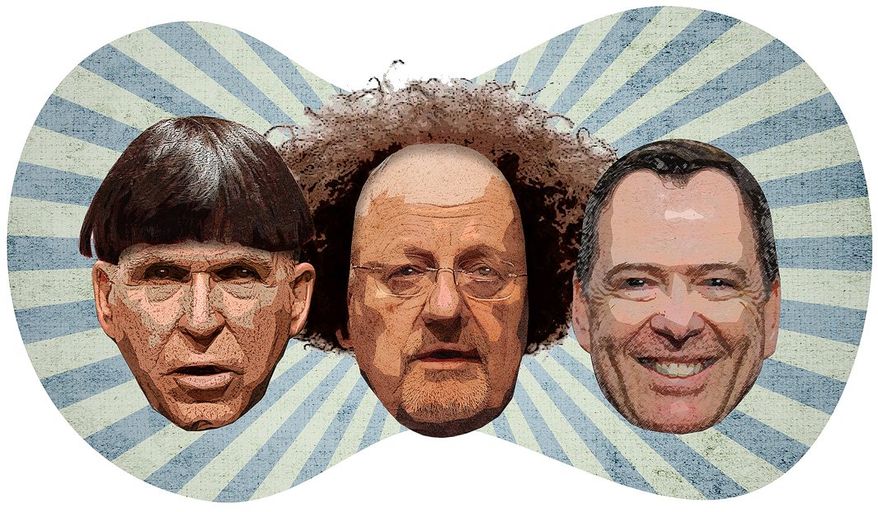 The Three Stooges Illustration by Greg Groesch/The Washington Times