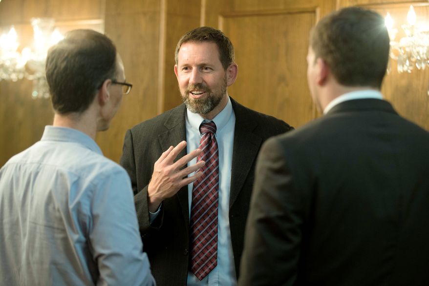 Former Montana Solicitor General Lawrence VanDyke (center) has been nominated for a position on the Circuit Court of Appeals, an effort that has been criticized by California&#x27;s two senators. (Associated Press photographs)