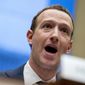 In this April 11, 2018, file photo Facebook CEO Mark Zuckerberg testifies before a House Energy and Commerce hearing on Capitol Hill in Washington. (AP Photo/Andrew Harnik, File)
