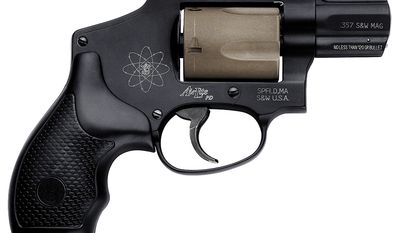 Smith &amp; Wesson Model 340 PD is a variation of the Model 40 Centennial AirLite that integrates the time-tested features of the original with modern advancements including HI-VIZ Fiber Optic Green front sights.  This revolver is a favored back-up and concealed carry firearm due to its lightweight, enclosed hammer, and reliability.