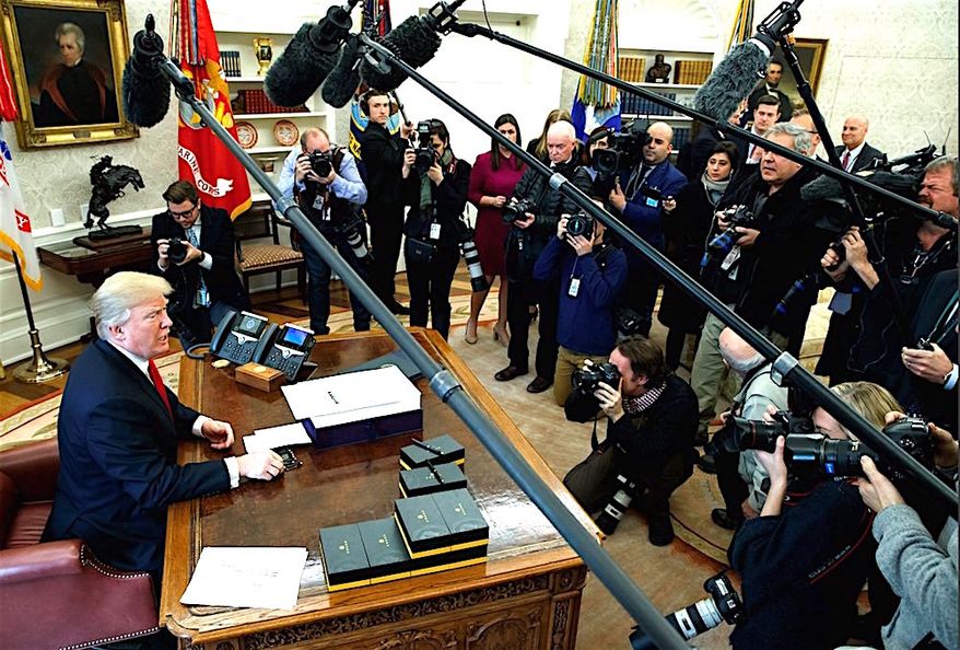 The public is less than impressed with coverage of the impeachment inquiry against President Trump. (AP Photo)