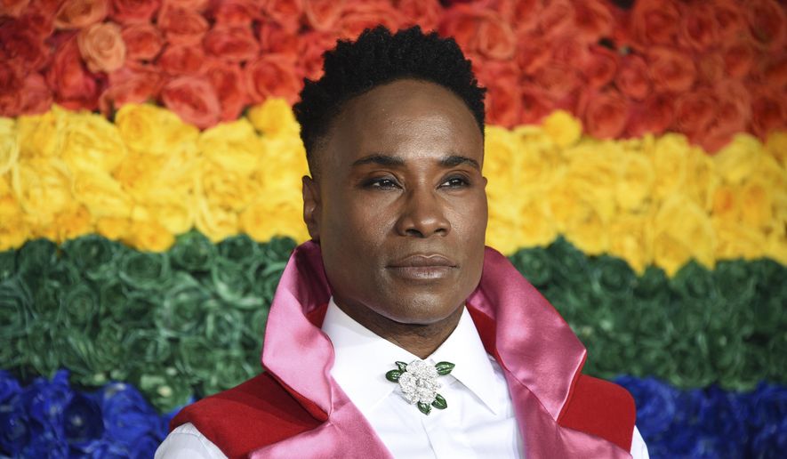 This June 9, 2019, file photo shows singer-actor Billy Porter at the 73rd annual Tony Awards in New York. Porter will participate in the Macy's Thanksgiving Day Parade in New York City on Nov. 23. (Photo by Evan Agostini/Invision/AP, File)