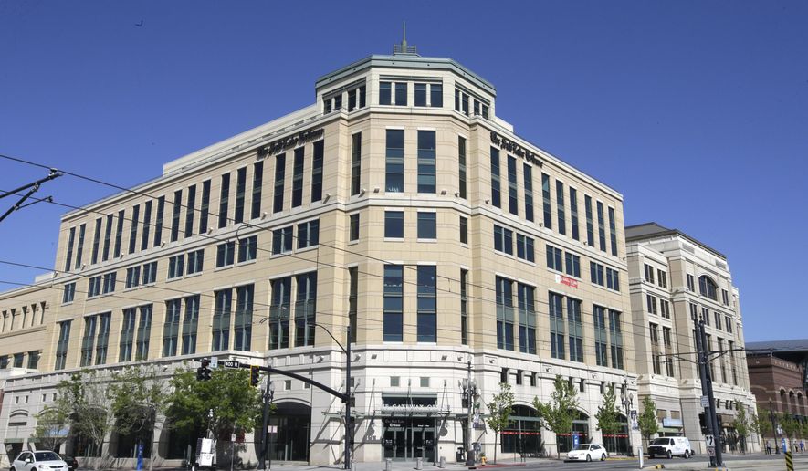 FILE - This April 20, 2016, file photo shows the Salt Lake Tribune in Salt Lake City. The Salt Lake Tribune says it has received approval from the IRS to convert into a nonprofit as the newspaper switches to a nontraditional model that it hopes will ensure long-term stability after years of financial struggles fueled by declines in advertising and circulation revenues. (AP Photo/Rick Bowmer, File)