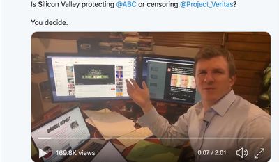 Project Veritas president James O&#39;Keefe says a &quot;vortex of propaganda&quot; has been created to suppress his organization&#39;s bombshell on ABC News and its spiked story on billionaire sex offender Jeffrey Epstein. (Image: Twitter, James O&#39;Keefe)