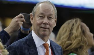 FILE - In this Nov. 1, 2017 file photo Houston Astros owner Jim Crane is seen before Game 7 of baseball&#39;s World Series against the Los Angeles Dodgers in Los Angeles. Crane has sent a letter to a Sports Illustrated reporter to apologize for accusing her of trying to “fabricate a story” and to retract its statement. Assistant general manager Brandon Taubman eventually was fired for directing inappropriate comments at female reporters during the team&#39;s celebration after clinching the AL pennant. But the Astros initially called Stephanie Apstein’s report on it “misleading and completely irresponsible.” Crane now says: “We were wrong.” (AP Photo/David J. Phillip, file)