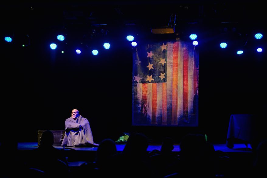 Douglas Taurel portrays 14 different characters — warriors and their relatives — from the American Revolution, the Civil War, World Wars I and II, Vietnam, Afghanistan and Iraq in the one-man play "The American Soldier." (The American Soldier)