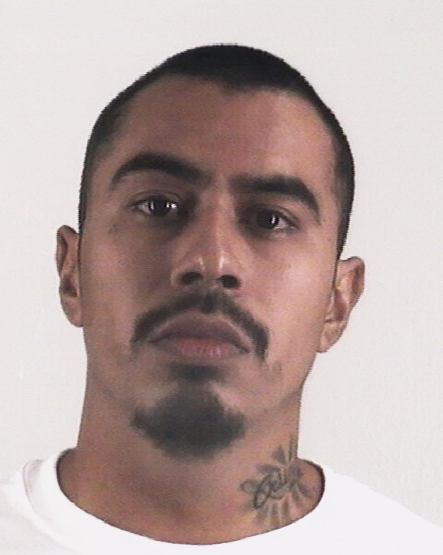 This undated photo provided by the Tarrant County Jail shows Hector Acosta-Ojeda. A jury has found the North Texas man guilty of capital murder in the fatal shooting and beheading of his roommate and fatal shooting of the roommate's 17-year-old girlfriend as she tried to flee. (Tarrant County Jail via AP)