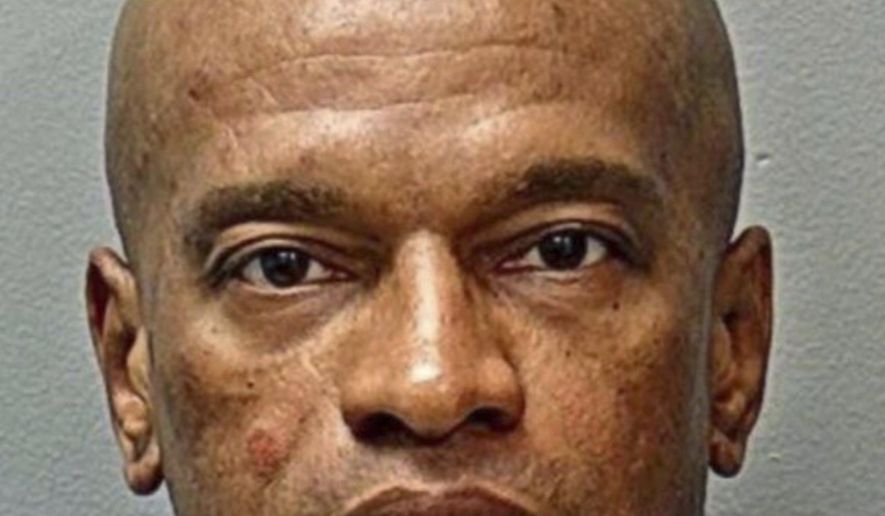 FILE - In this May 19, 2019, booking file photo from the Fort Worth Police Department is Michael Webb. Webb, convicted of the May 2019, kidnapping of an 8-year-old girl as she walked with her mother along a Texas street has been sentenced Thursday, Nov. 14, 2019, to life in prison. (Fort Worth Police Department via AP, File)