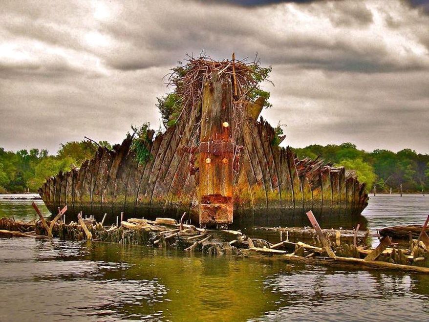 The Ghost Fleet of the Potomac is one of a dozen sites now listed as the nation's "biggest preservation wins" by the National Trust for Historic Preservation. (Charles County Maryland)