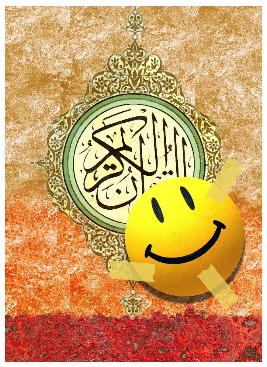 Illustration on apologists for Islam by Alexander Hunter/The Washington Times