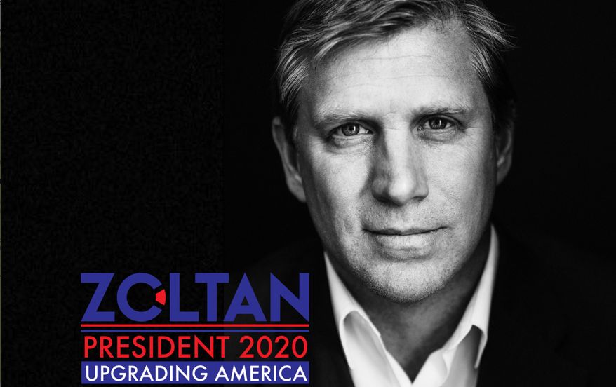 Transhumanist Zoltan Istvan has declared he is running for president as a "different kind of Republican." (Image courtesy of Zoltan Istvan)
