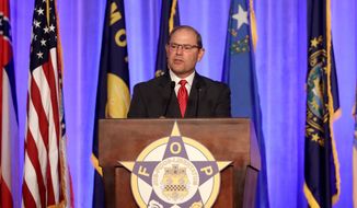 The nomination of Fraternal Order of Police National President Chuck Canterbury to be head of the ATF was supposed to be voted on in September. (Associated Press)