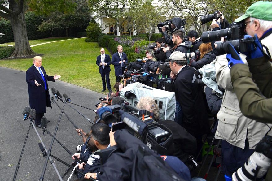 A study tracked the media's insults toward President Trump in the last four years. It says the insults have gotten much worse since then. (ASSOCIATED PRESS)
