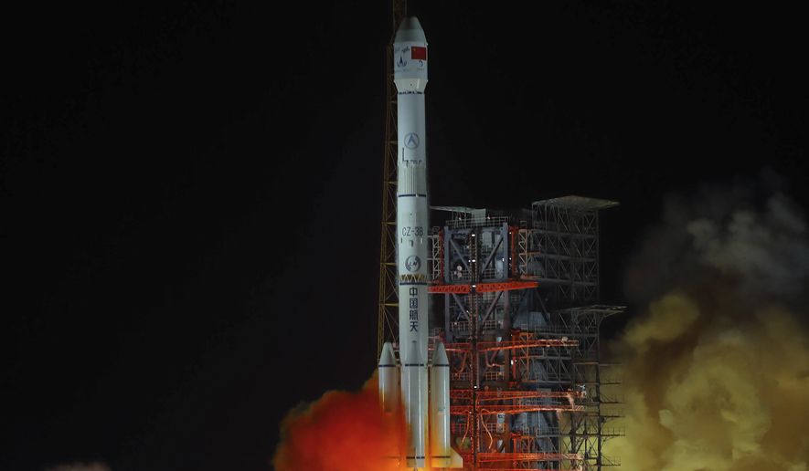 China launched a groundbreaking mission last year to soft-land a spacecraft on the largely unexplored far side of the moon, demonstrating its growing ambitions as a space power to rival Russia, the European Union and the U.S. (Associated Press/File)