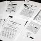 A sample of classified Chinese government documents leaked to a consortium of news organizations, is displayed for a picture in New York, Friday, Nov. 22, 2019. Beijing has detained more than a million Uighurs, ethnic Kazakhs and other Muslim minorities for what it calls voluntary job training. The confidential documents lay out the Chinese government&#39;s deliberate strategy to lock up ethnic minorities to rewire their thoughts and even the language they speak. (AP Photo/Richard Drew)