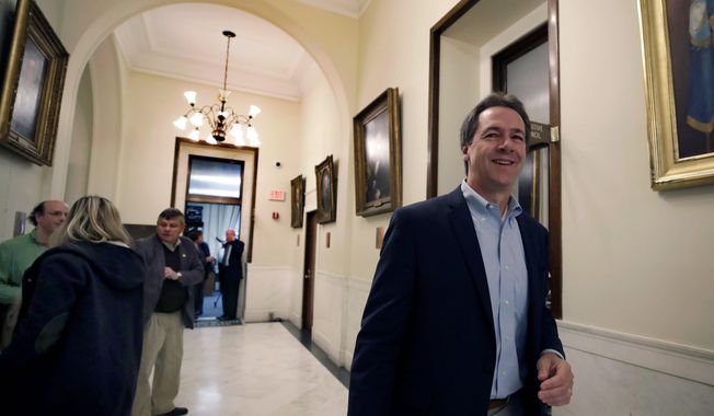Then-Democratic presidential candidate Steve Bullock&#x27;s proposal would tax corporations based on how many U.S.-based jobs that the company creates. (Associated Press)