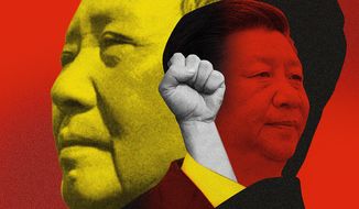Mao and Hong Kong Today Illustration by Linas Garsys/The Washington Times