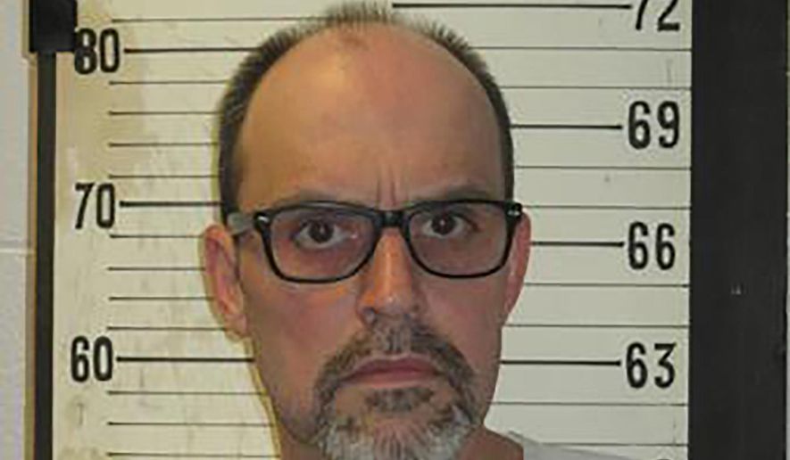 FILE - This 2017 file photo provided by the Tennessee Department of Correction shows Lee Hall, formerly known as Leroy Hall Jr. Hall, a death row inmate. Hall is scheduled to be electrocuted Thursday, Dec. 5, 2019. Hall walked onto death row nearly three decades ago with his sight, but attorneys for the 53-year-old prisoner say he’s since become functionally blind due to improperly treated glaucoma. (Tennessee Department of Correction via AP)