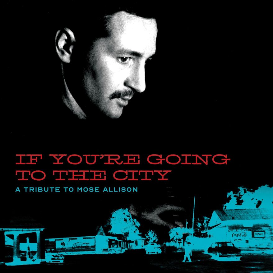 This cover image released by Fat Possum shows “If You’re Going to the City: A Tribute to Mose Allison" performed by various artists. (Fat Possum via AP)