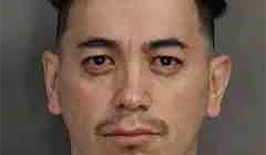 This undated photo of Anthony Ojeda is provided by the Cohoes Police Department, Thursday, Dec. 5, 2019. Ojeda is charged with manslaughter in the death of his 6-week-old son, who died after possibly ingesting methamphetamine, police said Thursday. (Cohoes Police Department via AP)