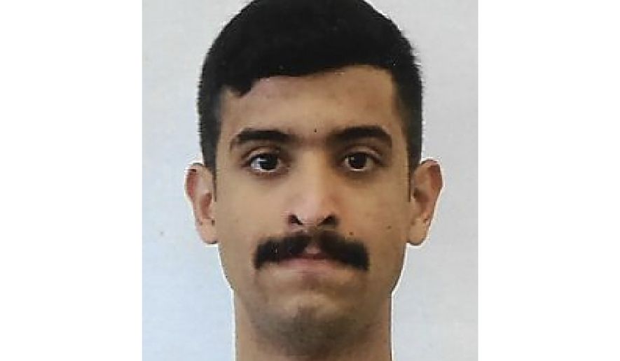 This undated photo provided by the FBI shows Mohammed Alshamrani. The Saudi student opened fire inside a classroom at Naval Air Station Pensacola on Friday before one of the deputies killed him. (FBI via AP)