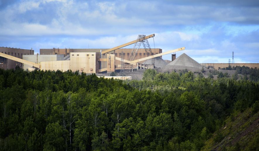 FILE - In this Aug. 26, 2014 file photo, the Minntac taconite mine plant in Mountain Iron, Minn. is pictured. The Minnesota Court of Appeals on Monday, Dec. 9, 2019 reversed a decision by state regulators to renew a wastewater permit for U.S. Steel&#39;s Minntac iron mine in northeastern Minnesota. The court sent the dispute back to the Minnesota Pollution Control Agency for further proceedings. (Glen Stubbe/Star Tribune via AP, File)