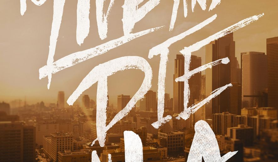 This image released by Tenderfoot TV & Cadence 13 shows the cover art for the podcast "To Live and Die in LA," named one of the top ten podcasts by the Associated Press. (Tenderfoot TV & Cadence 13 via AP)