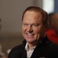 Sports agent Scott Boras speaks during the Major League Baseball winter meetings Tuesday, Dec. 10, 2019, in San Diego. (AP Photo/Gregory Bull)