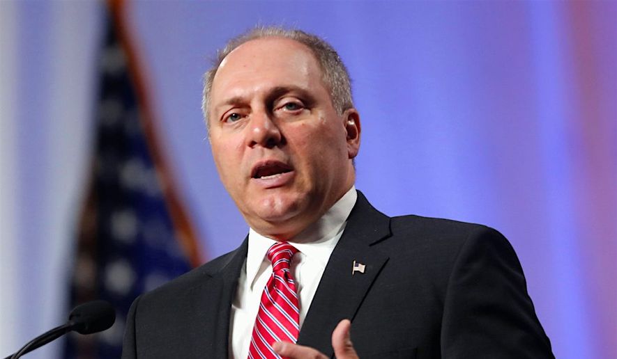 House Republican Minority Whip Steve Scalise is shown in this undated file photo. (Associated Press) **FILE**