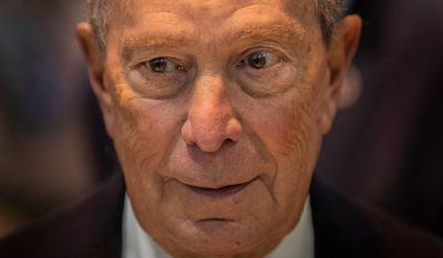 Presidential candidate Michael Bloomberg entered the race about two weeks ago. He&#39;s purchased $100 million in campaign ads. (Associated Press)