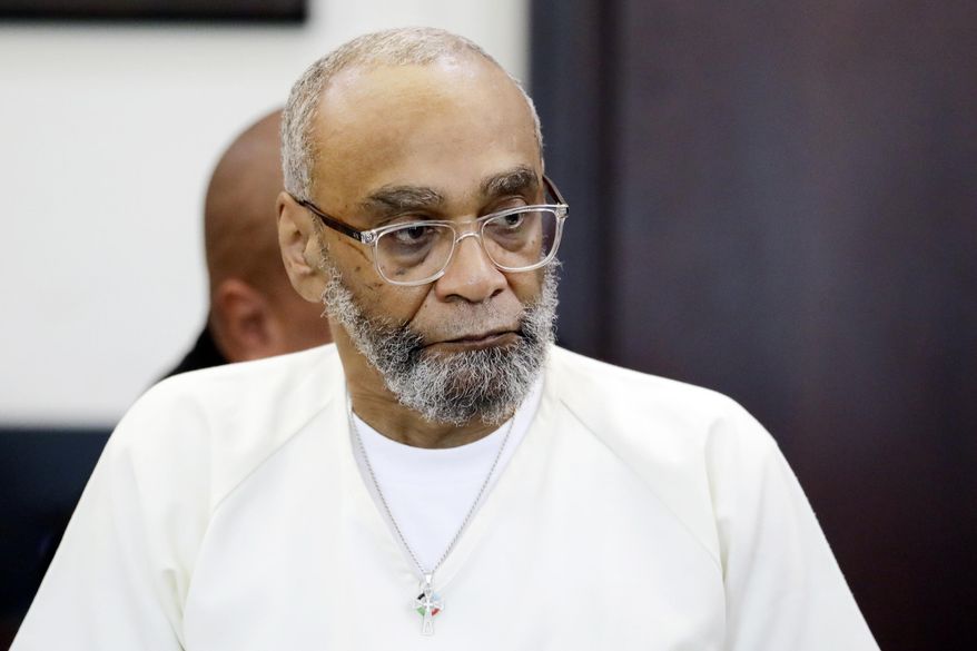FILE - In this Aug. 28, 2019, file photo, Abu-Ali Abdur'Rahman attends a hearing in Nashville, Tenn. Tennessee's highest court has put a hold on the pending execution of a black inmate after he raised claims that racism tainted the jury selection at his trial. A Nashville judge earlier this year approved an agreement with local prosecutors to resentence Abu-Ali Abdur'Rahman to life in prison. The agreement came after Abdur'Rahman presented evidence that prosecutors at his trial showed a preference for white jurors. Tennessee' attorney general has appealed the agreement.. The state Supreme Court on Wednesday ordered that Abdur'Rahman's April execution date be put on hold until the appeal can be heard. (AP Photo/Mark Humphrey, File)