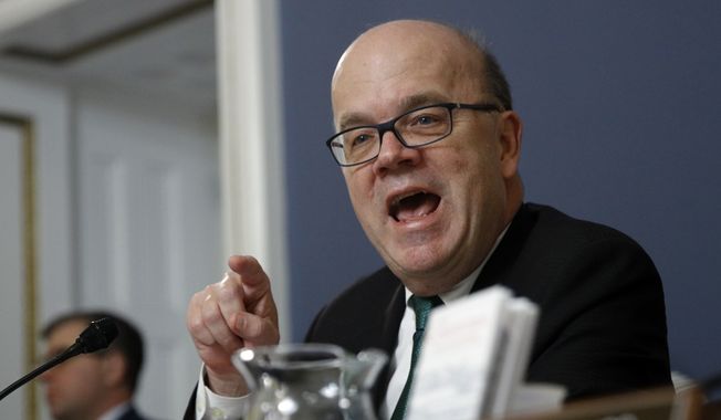 Rep. Jim McGovern, D-Mass., speaks during a House Rules Committee hearing on Dec. 17, 2019, on Capitol Hill in Washington. (AP Photo/Patrick Semansky, Pool) **FILE**