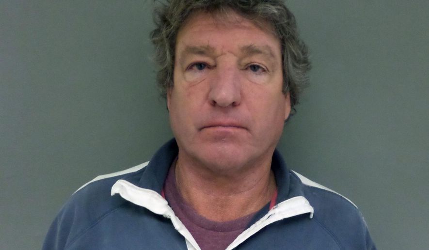 This Dec. 18, 2019 photo provided by the Vermont State Police shows Douglas Bell, owner of CBD-Vermont in Waterbury, Vermont. Bell was arrested on charges of failing to pay five Vermont hemp farmers tens of thousands of dollars. He pleaded not guilty on Thursday, Dec. 19, 2019. (Vermont State Police via AP)