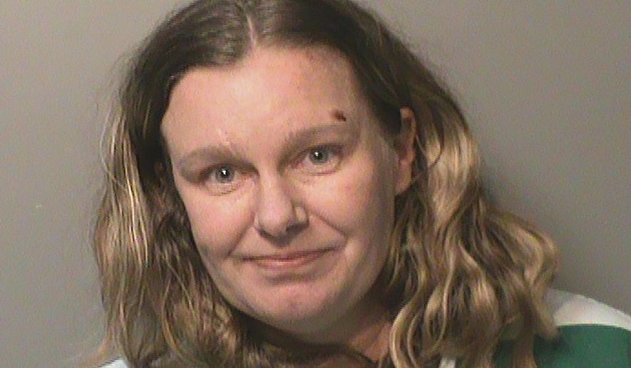 This undated photo provided by the Polk County (Iowa) Jail shows Nicole Marie Poole Franklin. Clive, Iowa police on Thursday, Dec. 19, 2019, charged Franklin, of Des Moines with attempted murder. She's accused of purposely running down a 14-year-old girl who was walking along a sidewalk in a suburban neighborhood. Police say Franklin told investigators she hit the girl because she is "a Mexican." The girl was seriously hurt but is recovering from her injuries. Franklin is being held in the Polk County Jail.(Polk County Jail via AP)