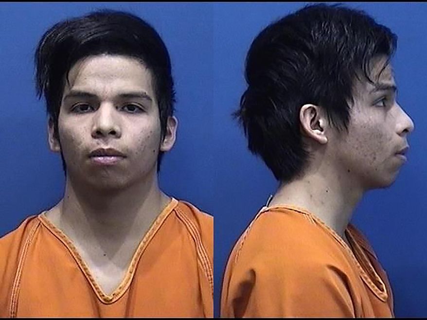 This undated photo provided by The Colony Police Department in The Colony, Texas shows Eduardo Arevalo. Arevalo has been charged with capital murder for strangling his pregnant sister and then leaving her body in an alley, authorities said Monday, Dec. 23, 2019. Officers found the lifeless body of 23-year-old Viridiana Arevalo in the Dallas suburb of The Colony, Sunday, five days after she had been reported missing, according to a statement from the city's police department. (The Colony Police Department via AP)