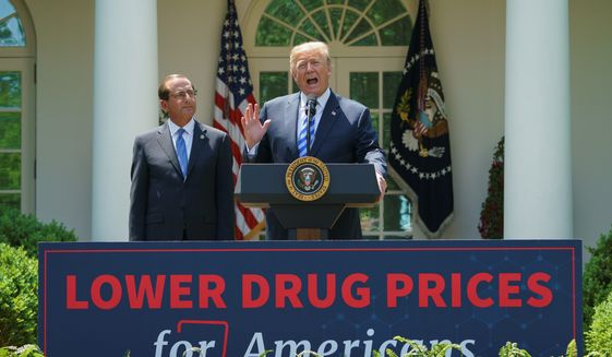 President Trump has helped clear a backlog of generic drug applications and shown a willingness to use the bully pulpit to make drugmakers think twice about price hikes. (Associated Press)