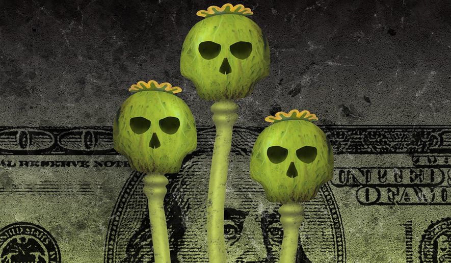 Afghan Capitalism Illustration by Greg Groesch/The Washington Times