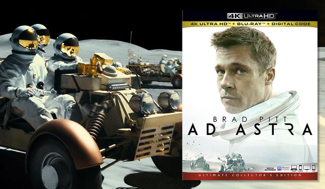 A vehicular battle on the moon highlights &quot;Ad Astra,&quot; now available on 4K Ultra HD from 20th Century Fox Home Entertainment.