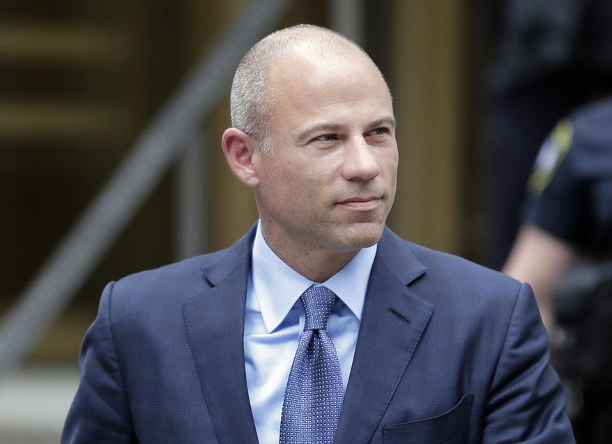 In this May 28, 2019, file photo, attorney Michael Avenatti leaves a courthouse in New York. (AP Photo/Seth Wenig) **FILE**