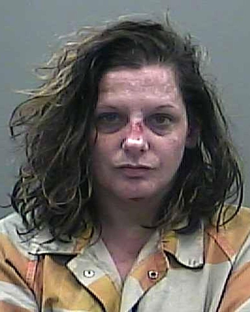 This undated photo released by the Limestone County Sheriff's Office in Athens, Ala., shows Elizabeth Anne Case of Toney, Ala. Case was indicted on a capital murder charge in the death of her 13-month-old son, who authorities say was left in a car for seven hours in October and died. (Limestone County Sheriff's Office via AP)