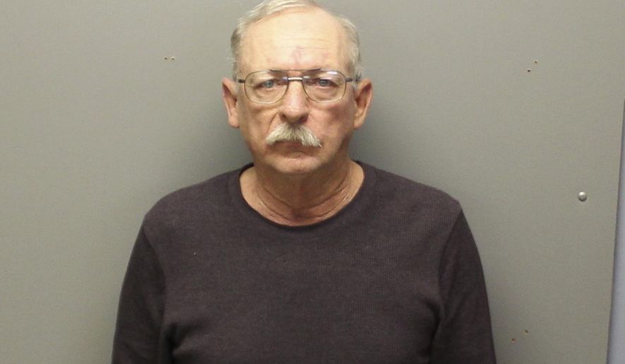This booking photo provided by Franklin County, Missouri, Sheriff's Department shows Kirby King. Authorities announced murder charges Friday, Dec. 27, 2019 against King in the 1987 killing of a young Missouri woman who was found dead near a highway with her hands tied to a rope around her neck. (Franklin County, Missouri, Sheriff's Department via AP)