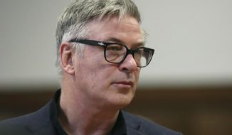 In this Jan. 23, 2019, file photo, actor Alec Baldwin stands in a New York City court, for a hearing on charges that he slugged a man during a dispute over a parking spot in 2018. Baldwin didn&#39;t slander Wojciech Cieszkowski in interviews about a parking dispute that turned physical, a judge has ruled, as dueling lawsuits between the two continue. (Alec Tabac/The Daily News via AP, Pool, File)